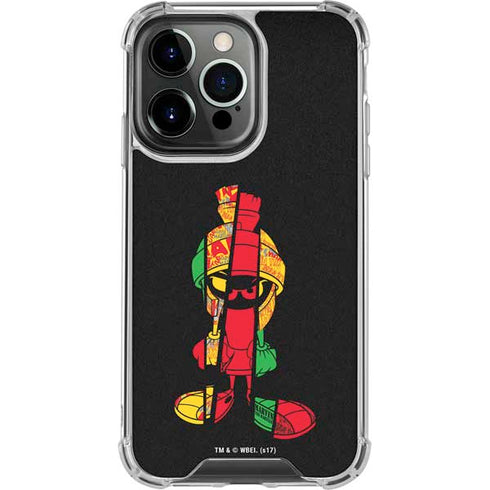 Looney Tunes Marvin the Martian Sliced iPhone 16 Pro Clear Case